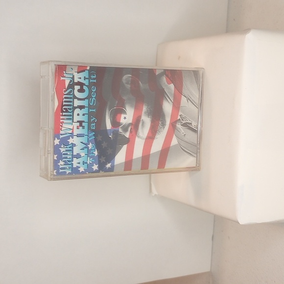 Hank Williams Jr America the way I see it vintage cassette tape Warner Bros - Picture 1 of 9